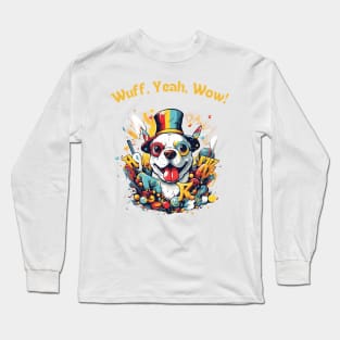 Woofy Adventure - Funny Dog Design Long Sleeve T-Shirt